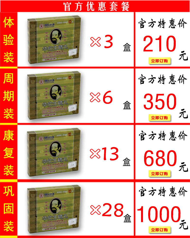华佗生精丸有用吗