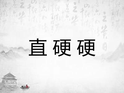 直硬硬 直硬硬