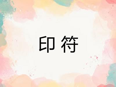 印符 印符