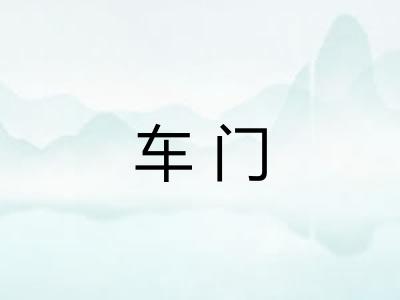 车门 车门