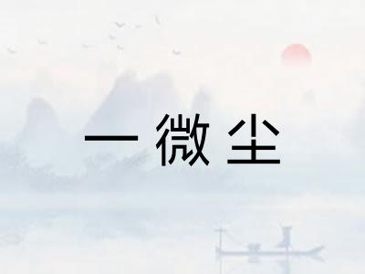 一微尘