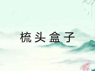 梳头盒子 梳头盒子