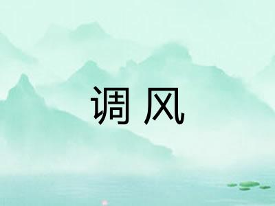 调风