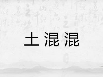 土混混 土混混
