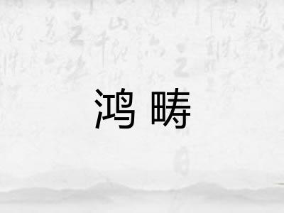 鸿畴