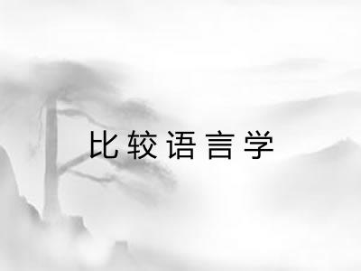 比较语言学 比较语言学