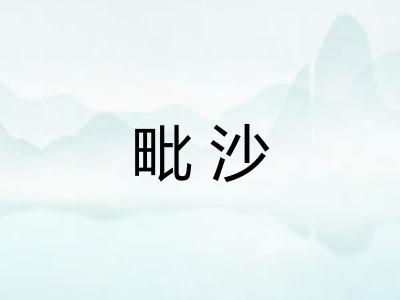 毗沙 毗沙