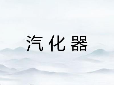 汽化器 汽化器