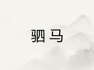 驷马 驷马