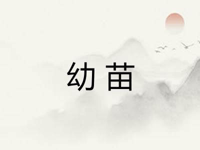 幼苗 幼苗