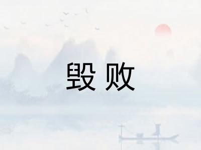 毁败
