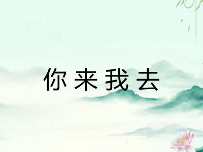 你来我去