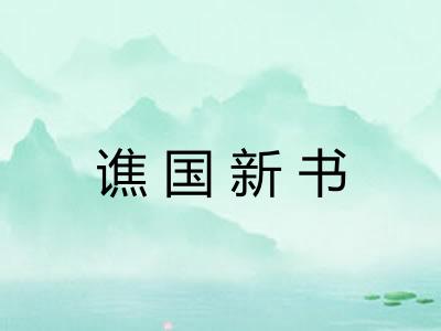 谯国新书