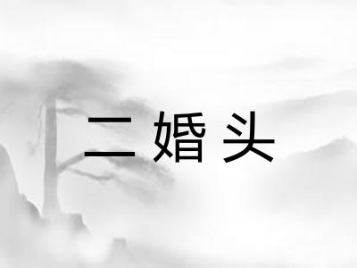 二婚头