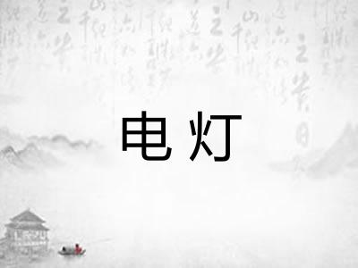 电灯 电灯