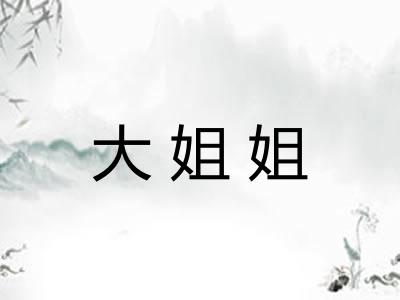大姐姐 大姐姐