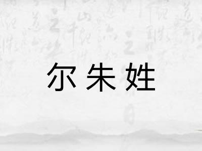 尔朱姓 尔朱姓
