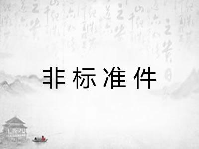 非标准件