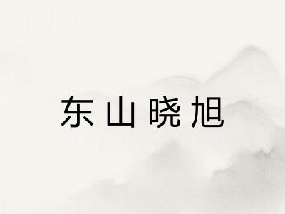 东山晓旭 东山晓旭