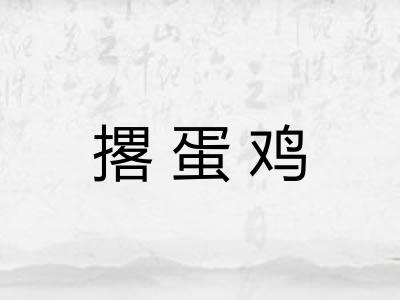 撂蛋鸡