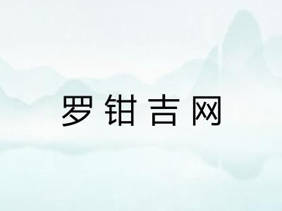 罗钳吉网 罗钳吉网