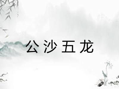 公沙五龙