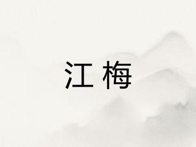 江梅 江梅