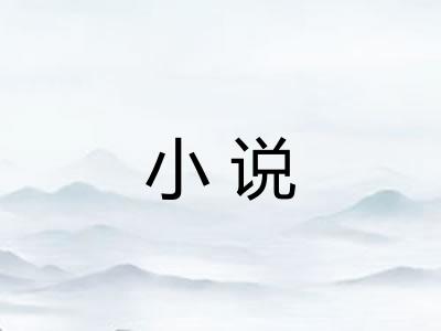 小说 小说