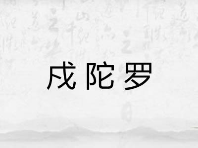 戍陀罗 戍陀罗