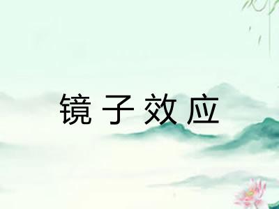 镜子效应 镜子效应