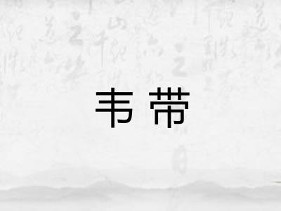 韦带 韦带