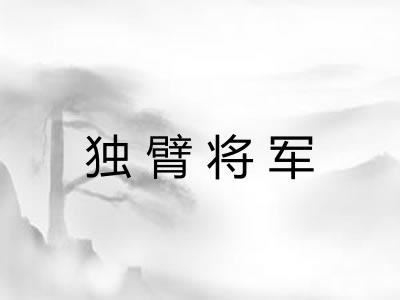 独臂将军 独臂将军