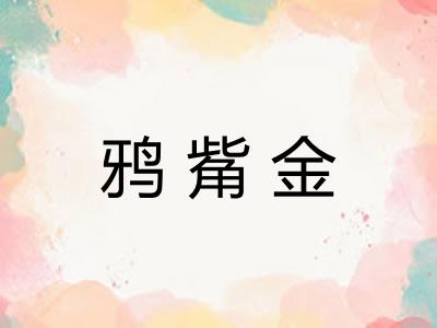 鸦觜金 鸦觜金