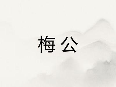 梅公 梅公