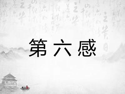 第六感 第六感