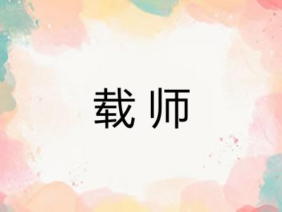 载师 载师