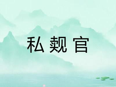 私觌官