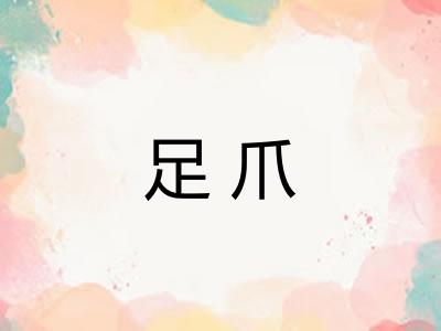 足爪 足爪