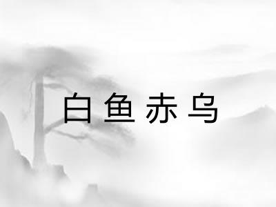 白鱼赤乌 白鱼赤乌