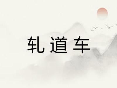 轧道车 轧道车