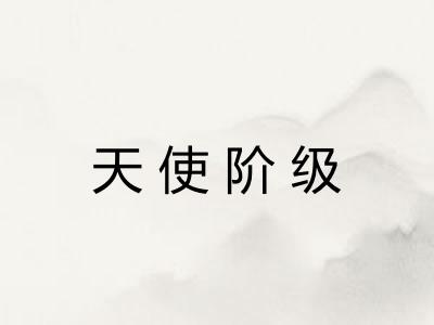 天使阶级 天使阶级