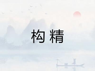 构精 构精