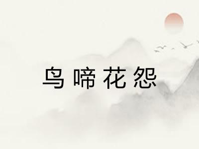 鸟啼花怨
