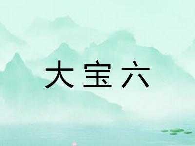 大宝六 大宝六