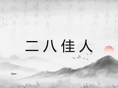 二八佳人 二八佳人