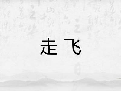 走飞