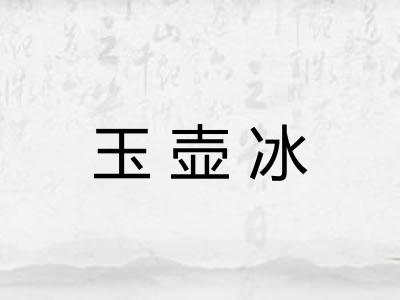 玉壶冰