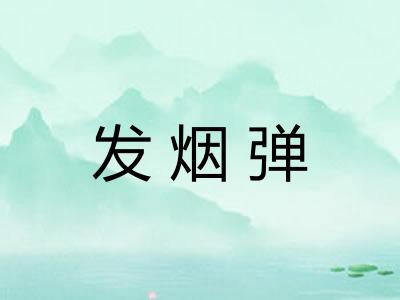 发烟弹 发烟弹