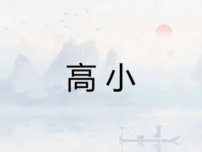 高小