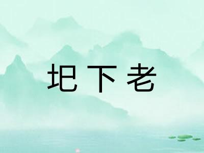 圯下老